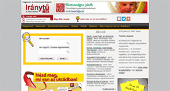 Desktop Screenshot of iranytu.info
